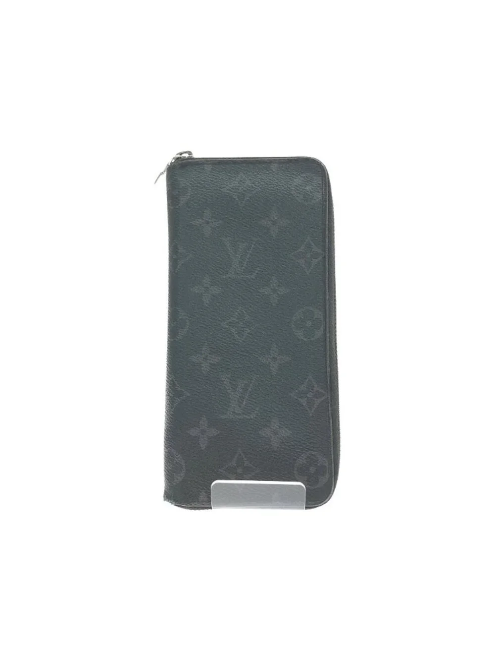 Louis Vuitton Wallet Monogram Eclipse Zippy Vertical Black